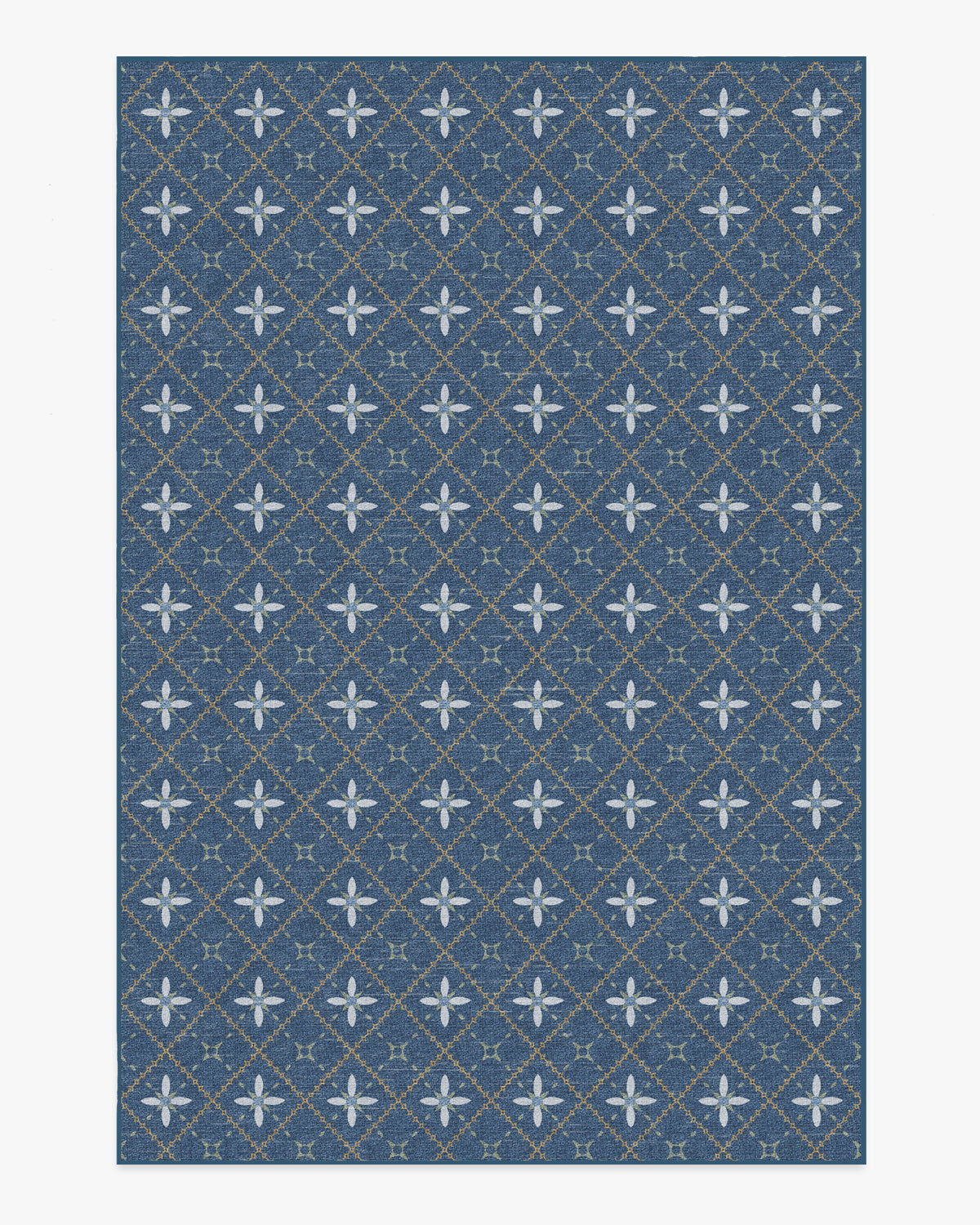 Alva — Halı, Lacivert, AREA, beyaz zemin, 6x9