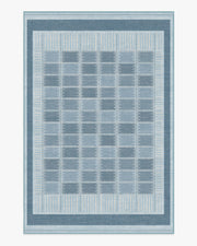 Agnes — Halı, Mavi, AREA, beyaz zemin, 6x9