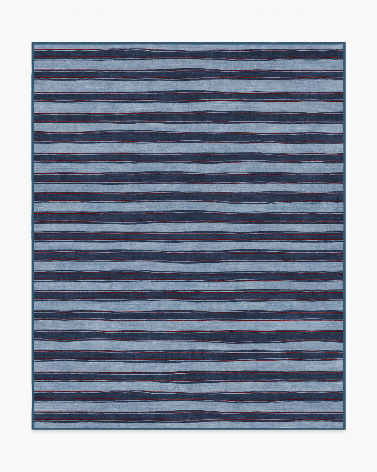 Marin — Halı, Lacivert, AREA, beyaz zemin, 8x10