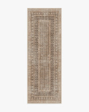 Cyrus — Halı, Gül Altın, RUNNER, beyaz zemin, 2x7