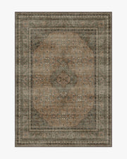 Rowan — Halı, Taş Soft Kil, AREA, beyaz zemin, 5x7