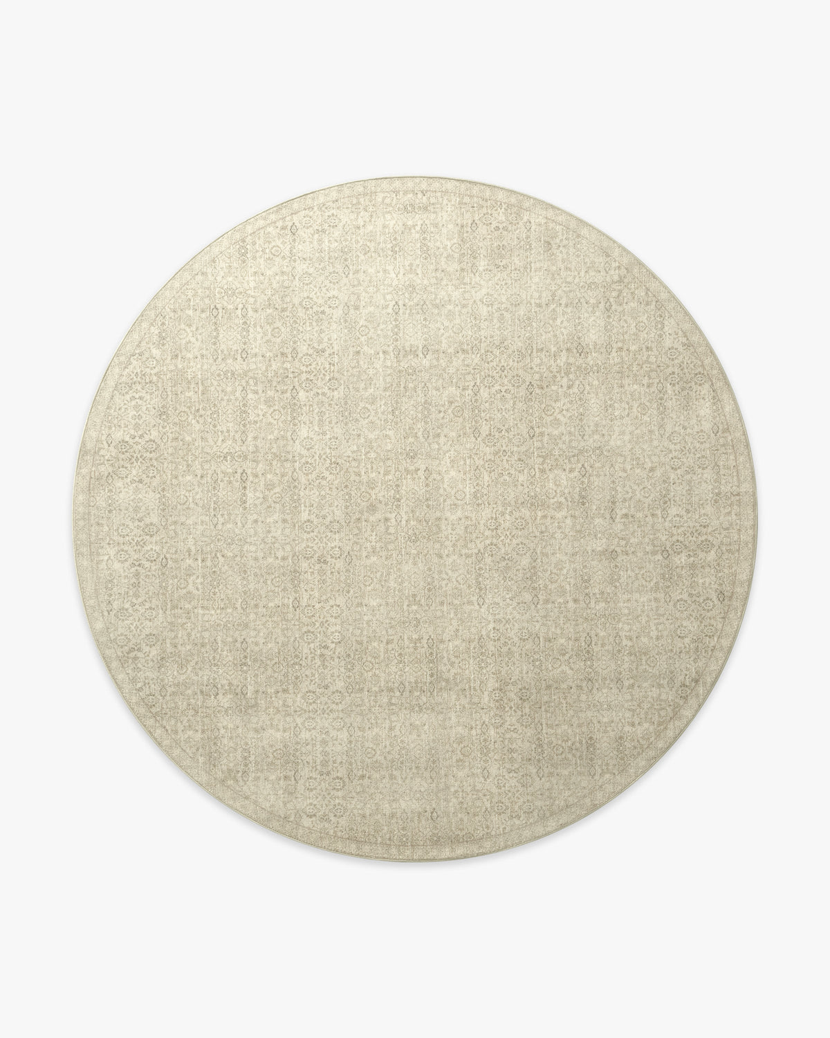 Sierra — Halı, Bej - Huş, ROUND, beyaz zemin, 8R