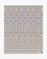 Maja — Halı, Taş Mavi Çok Renkli, AREA, beyaz zemin, 8x10