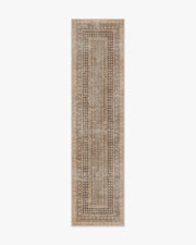 Cyrus — Halı, Gül Altın, RUNNER, beyaz zemin, 2x10