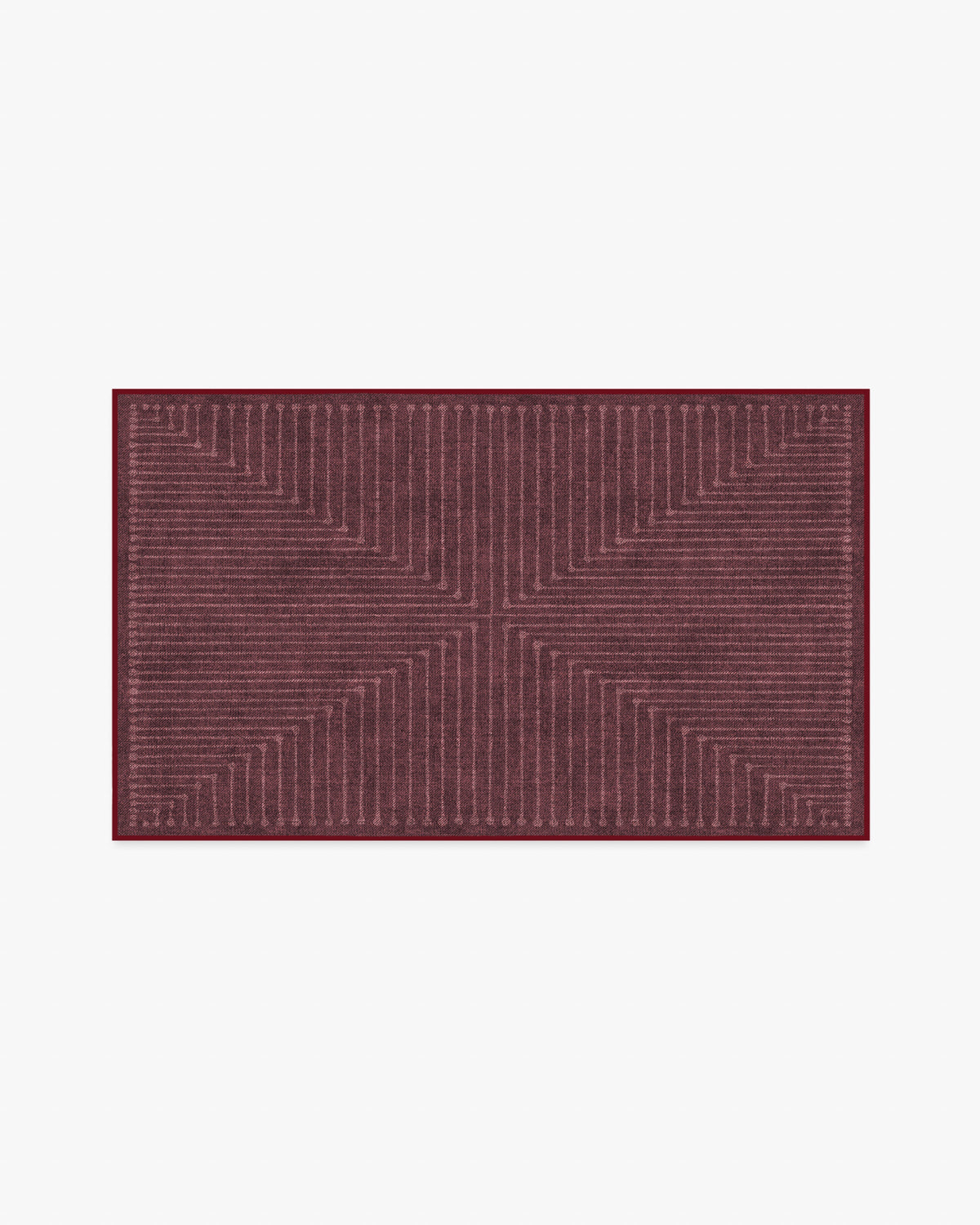 Inkdrop — Halı, Bordo, AREA, beyaz zemin, 3x5