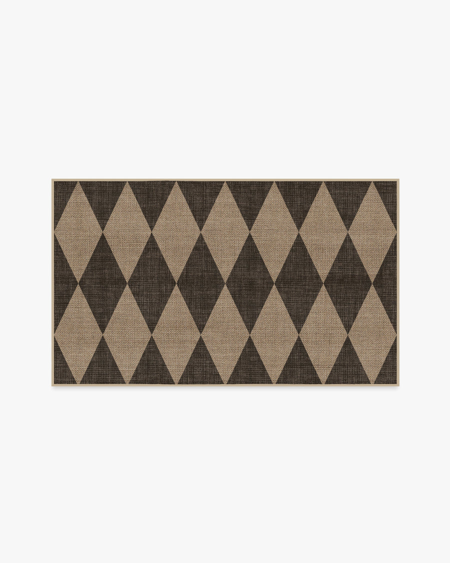Palazzo — Halı, Yumuşak Siyah, AREA, beyaz zemin, 3x5