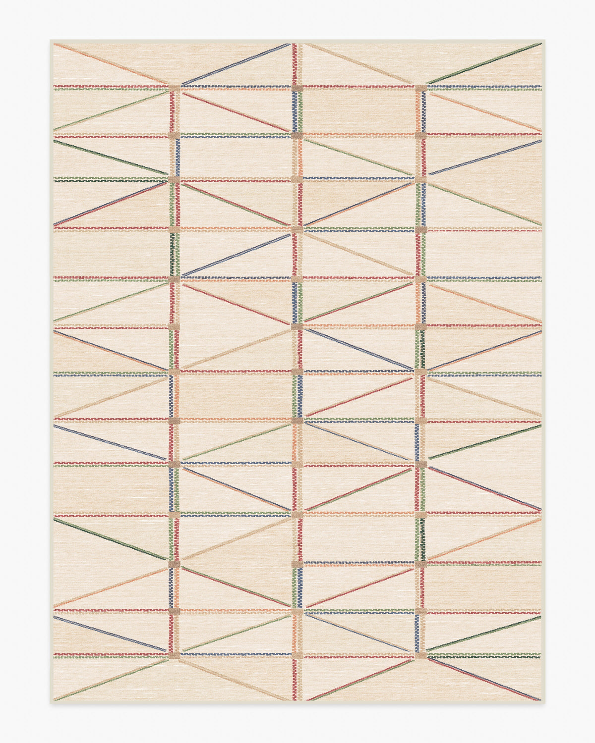 Ulysses — Halı, Çok Renkli, AREA, beyaz zemin, 9x12