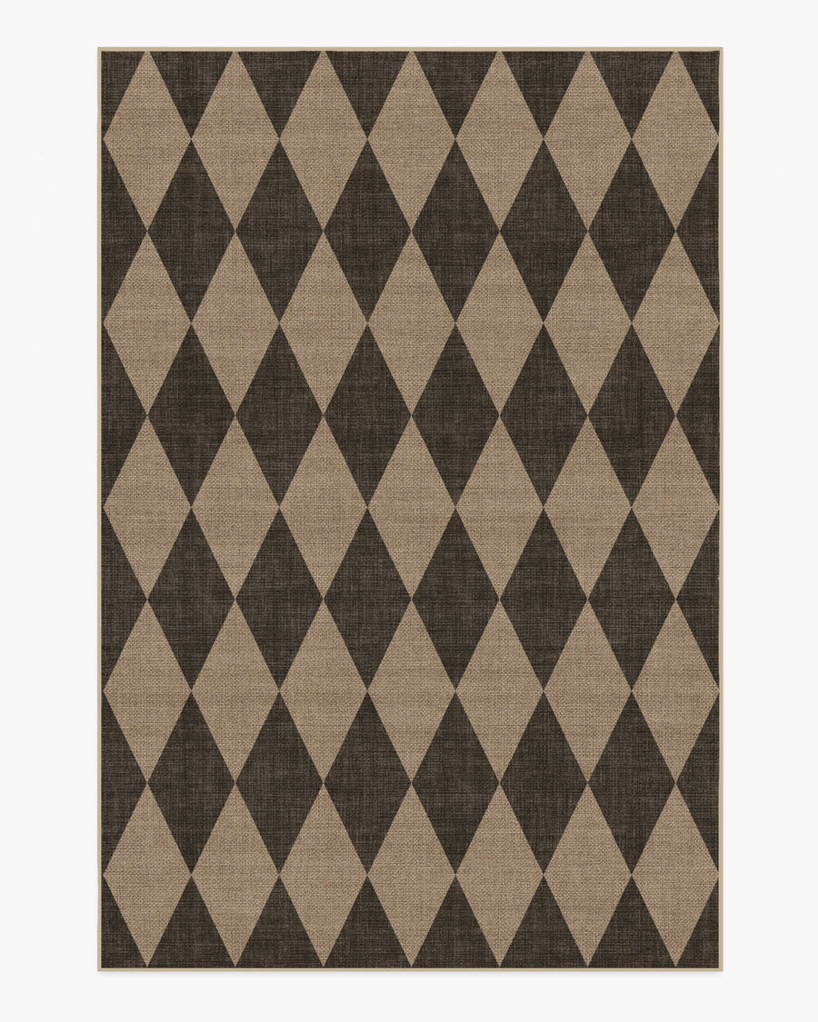 Palazzo — Halı, Yumuşak Siyah, AREA, beyaz zemin, 6x9