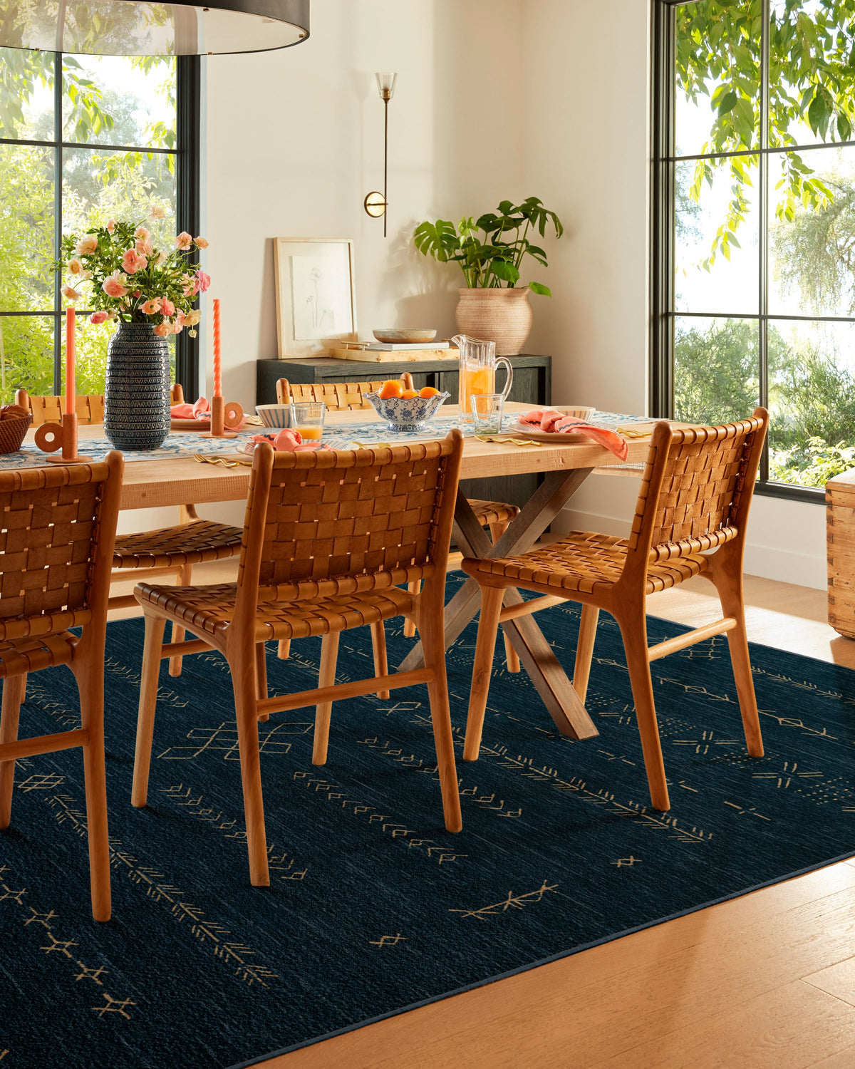 Astrid — Halı, Lacivert, AREA, yaşam alanı, 8x10