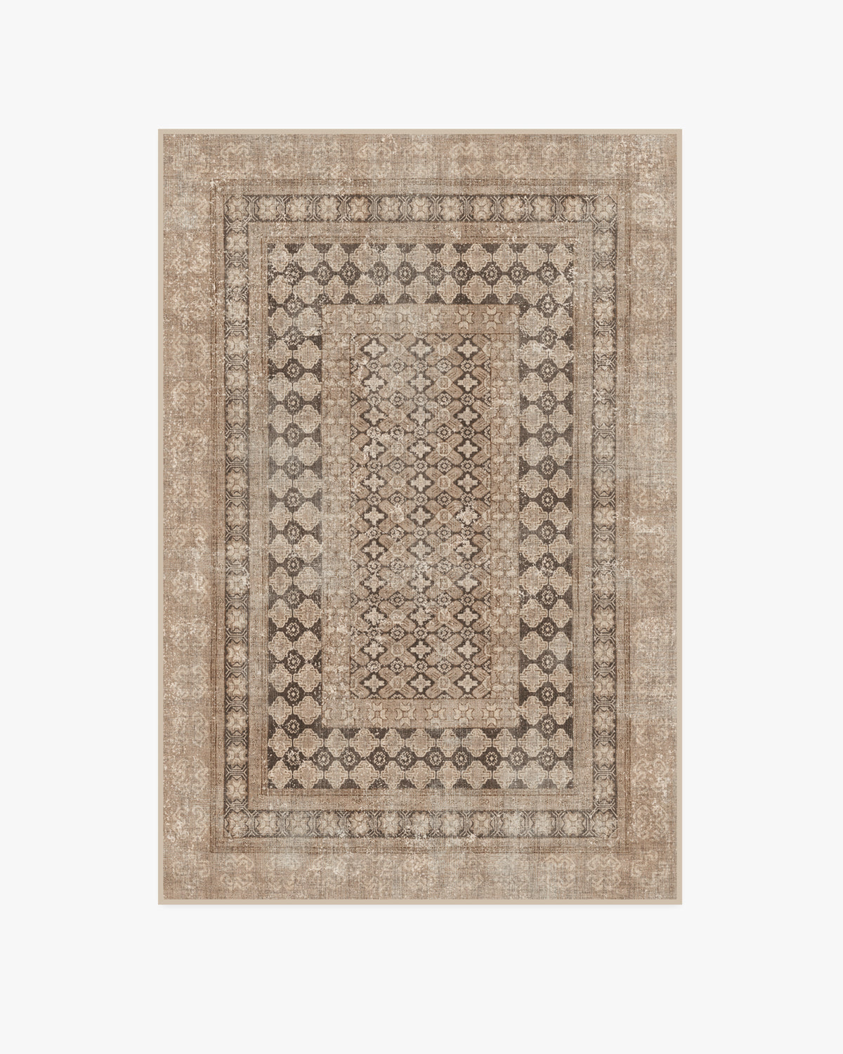 Cyrus — Halı, Gül Altın, AREA, beyaz zemin, 4x6