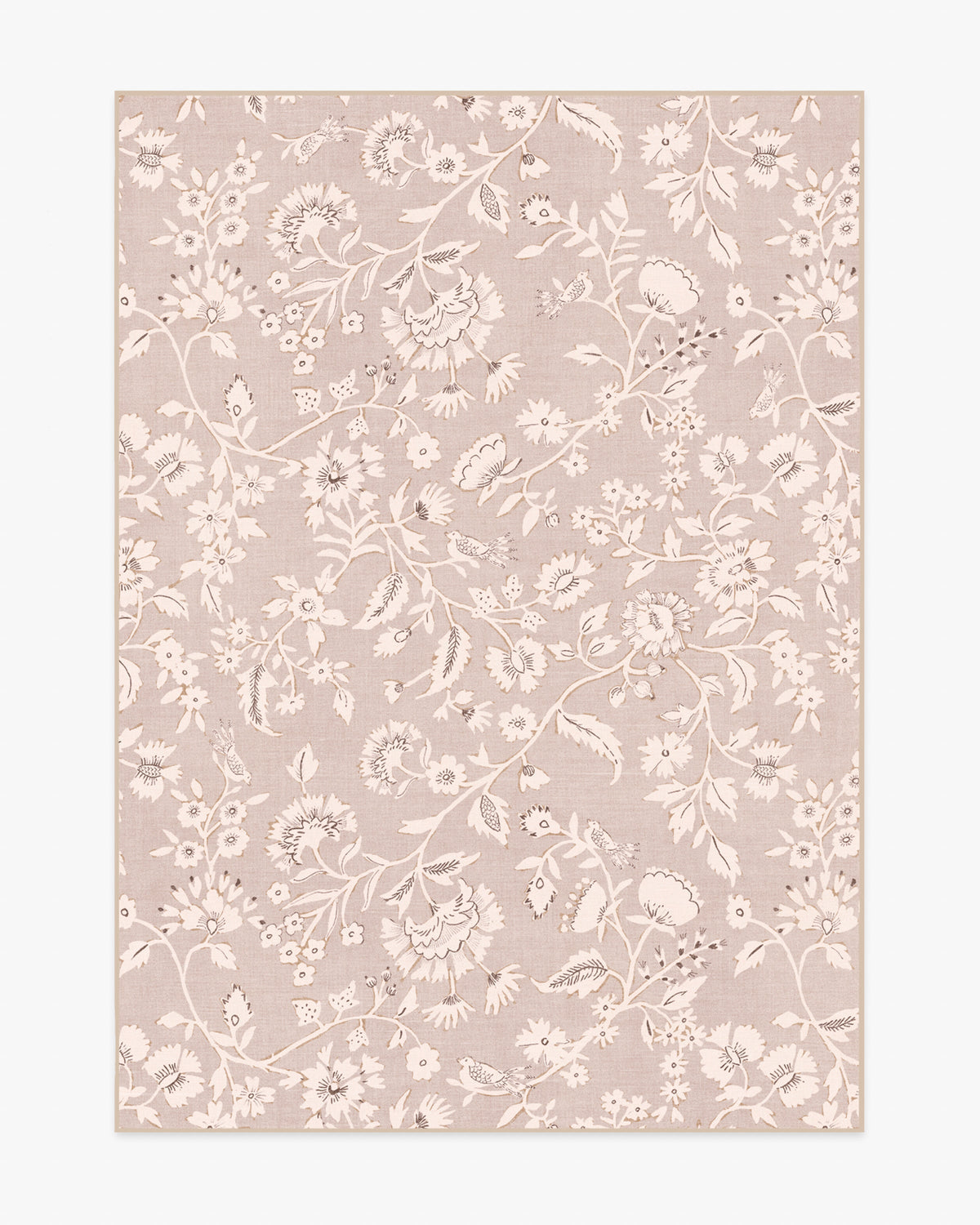Brenna — Halı, Doğal ve Krem, AREA, beyaz zemin, 5x7