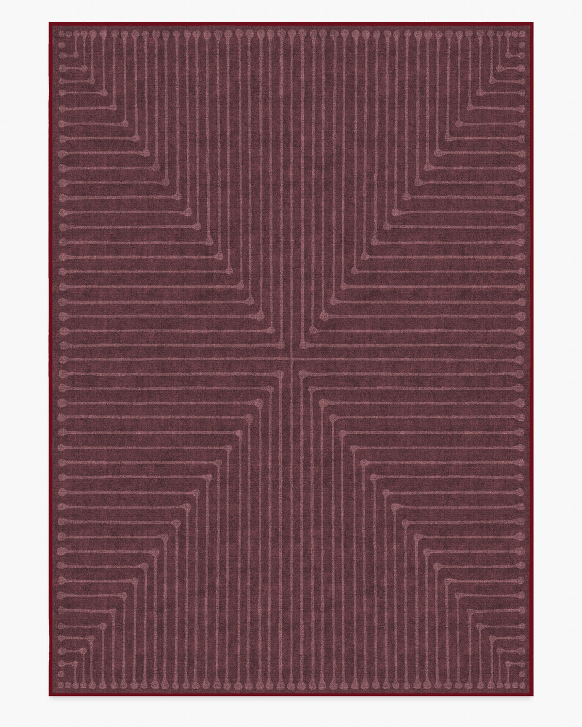 Inkdrop — Halı, Bordo, AREA, beyaz zemin, 10x14