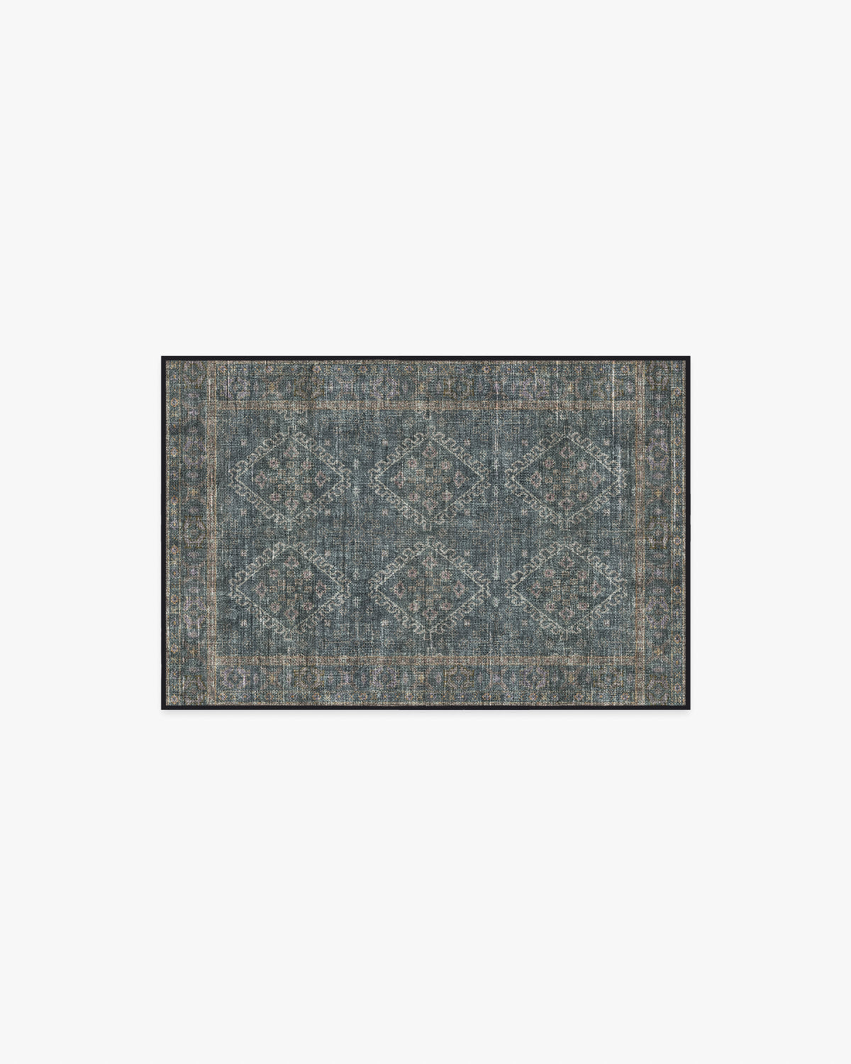 Zosia — Halı, Siyah, AREA, beyaz zemin, 2x3
