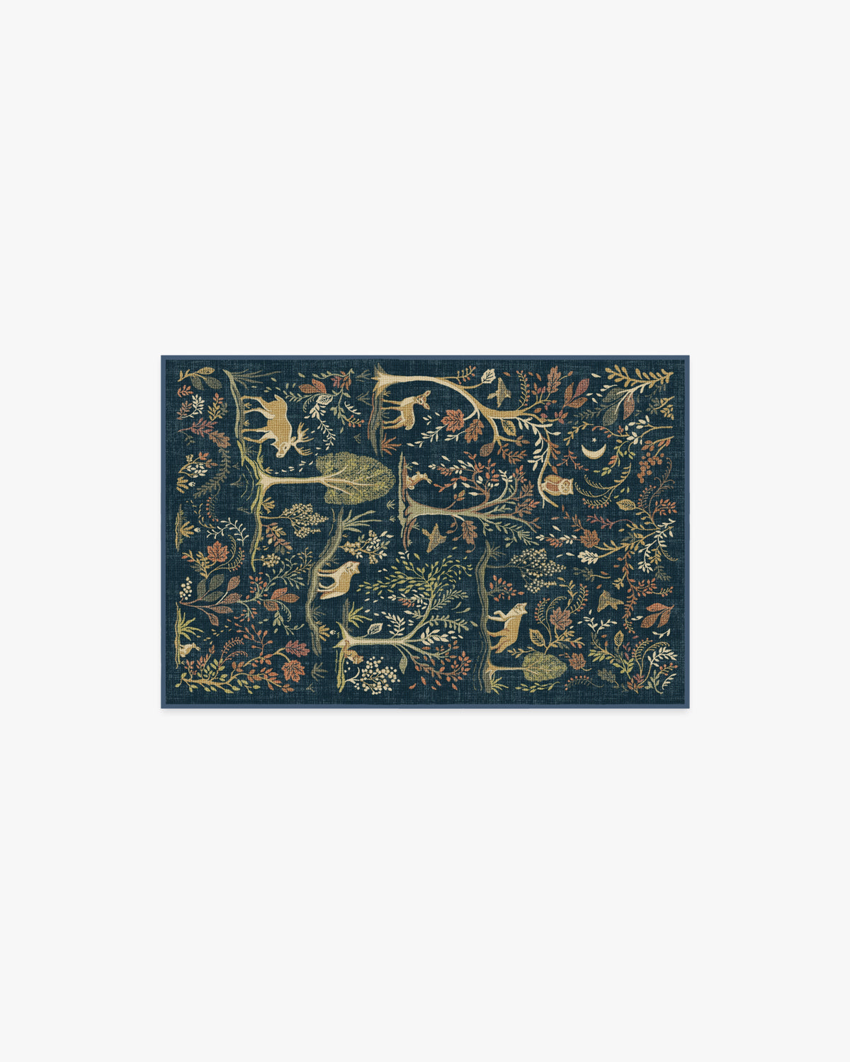 Wilder — Halı, Mavi Çok Renkli, AREA, beyaz zemin, 2x3