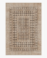 Cyrus — Halı, Gül Altın, AREA, beyaz zemin, 6x9