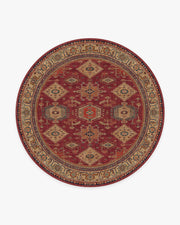 Cambria — Halı, Ruby, ROUND, beyaz zemin, 8R