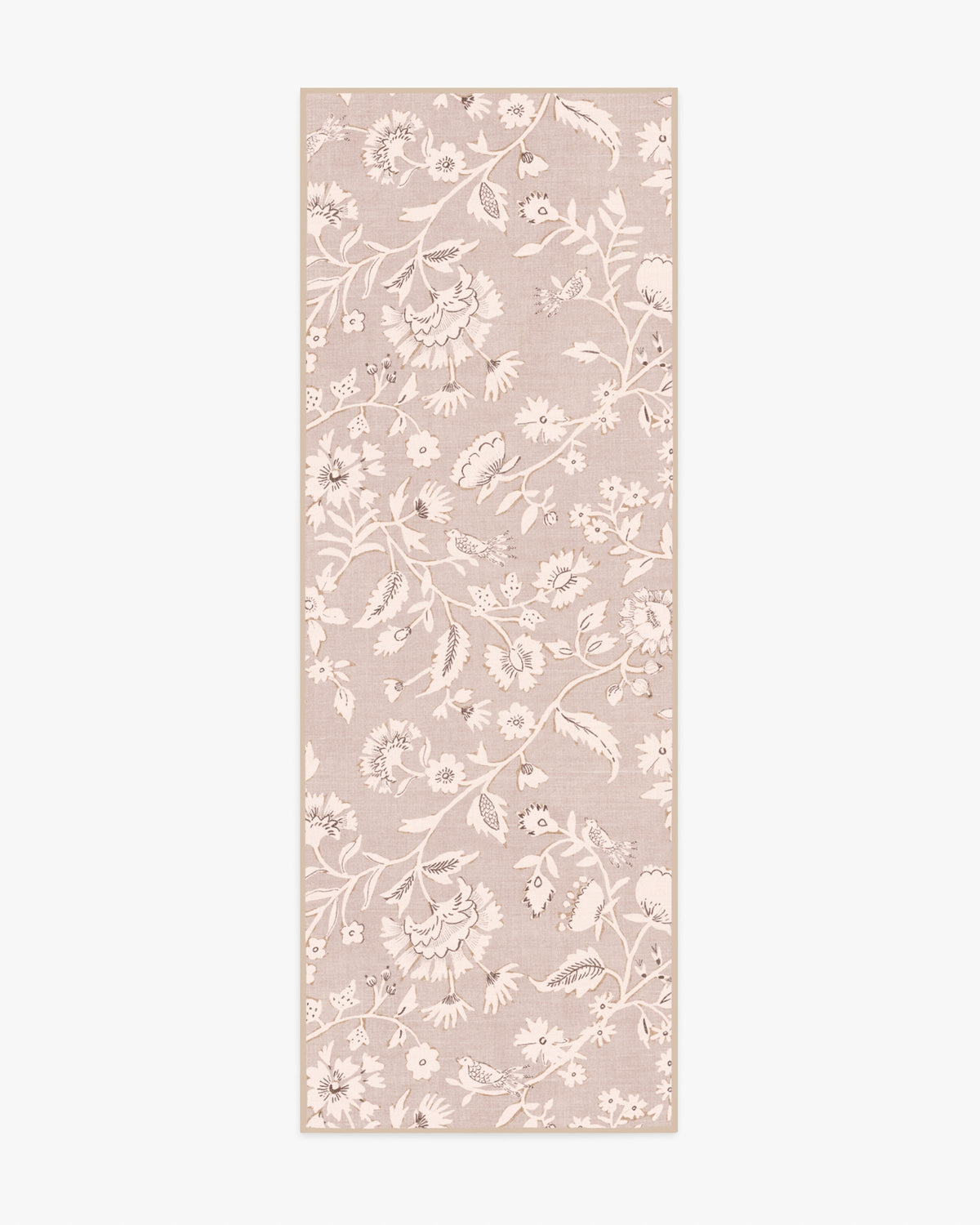 Brenna — Halı, Doğal ve Krem, RUNNER, beyaz zemin, 2x7