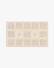 Iona — Halı, Krem ve Vintage Blush, AREA, beyaz zemin, 3x5