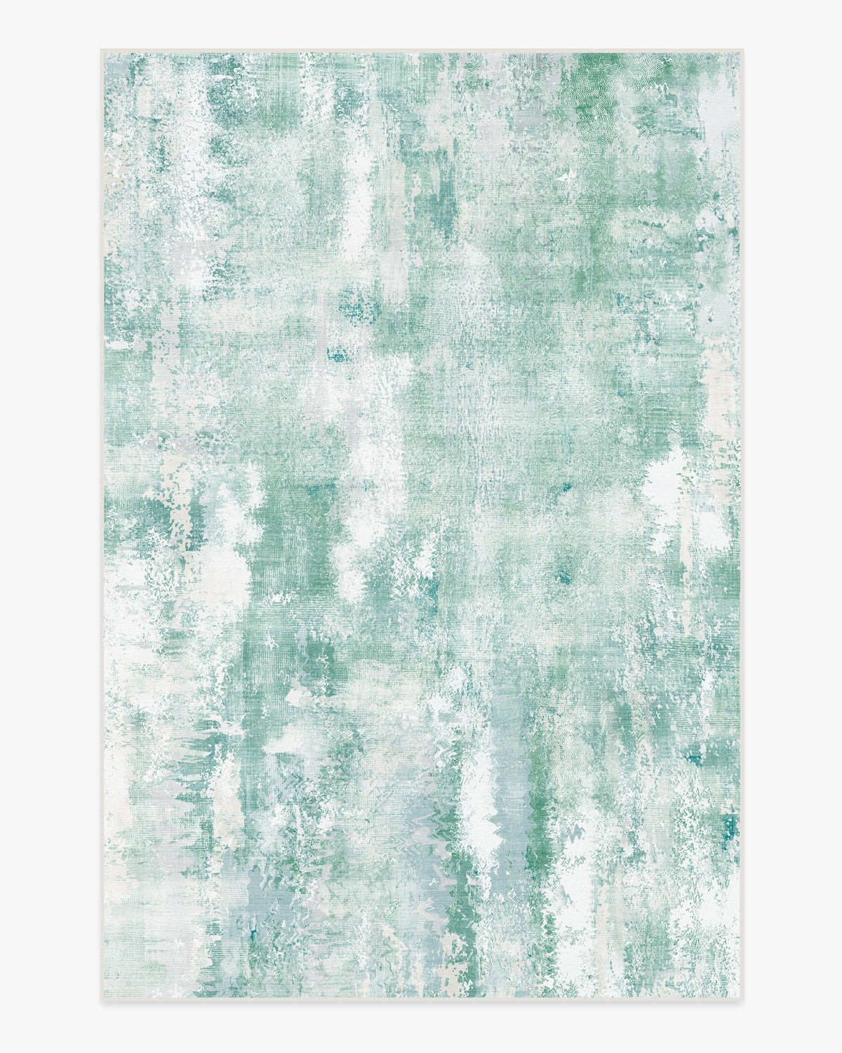 Alister — Halı, İnci Yeşil, AREA, beyaz zemin, 6x9