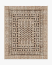 Cyrus — Halı, Gül Altın, AREA, beyaz zemin, 8x10