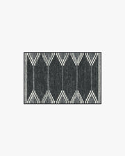 Sloane — Halı, Siyah, AREA, beyaz zemin, 2x3