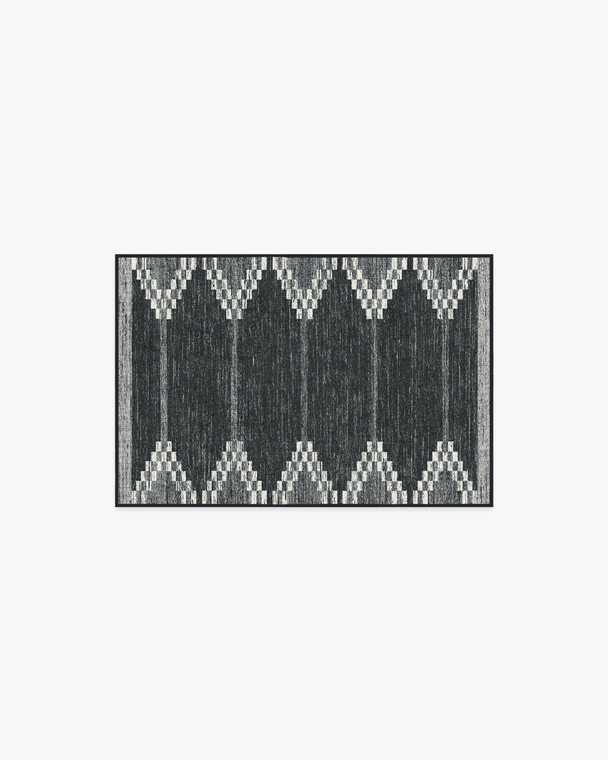 Sloane — Halı, Siyah, AREA, beyaz zemin, 2x3
