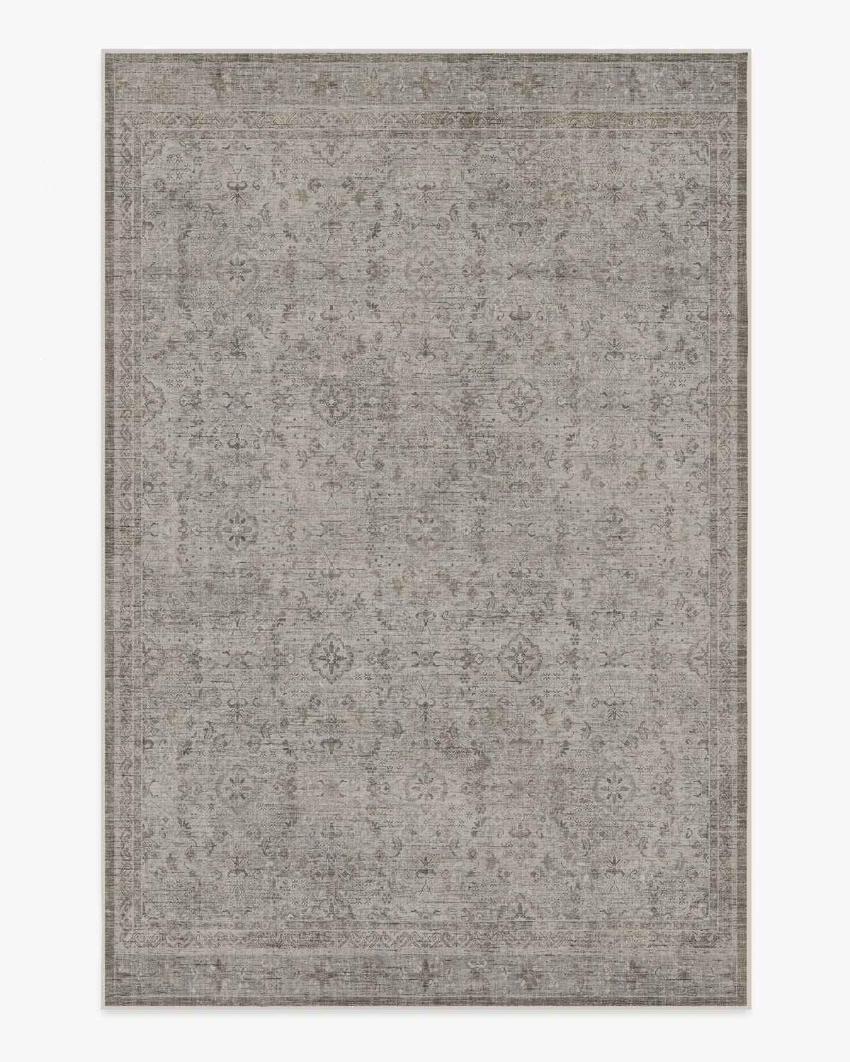 Frances — Halı, Taş Gri, AREA, beyaz zemin, 6x9