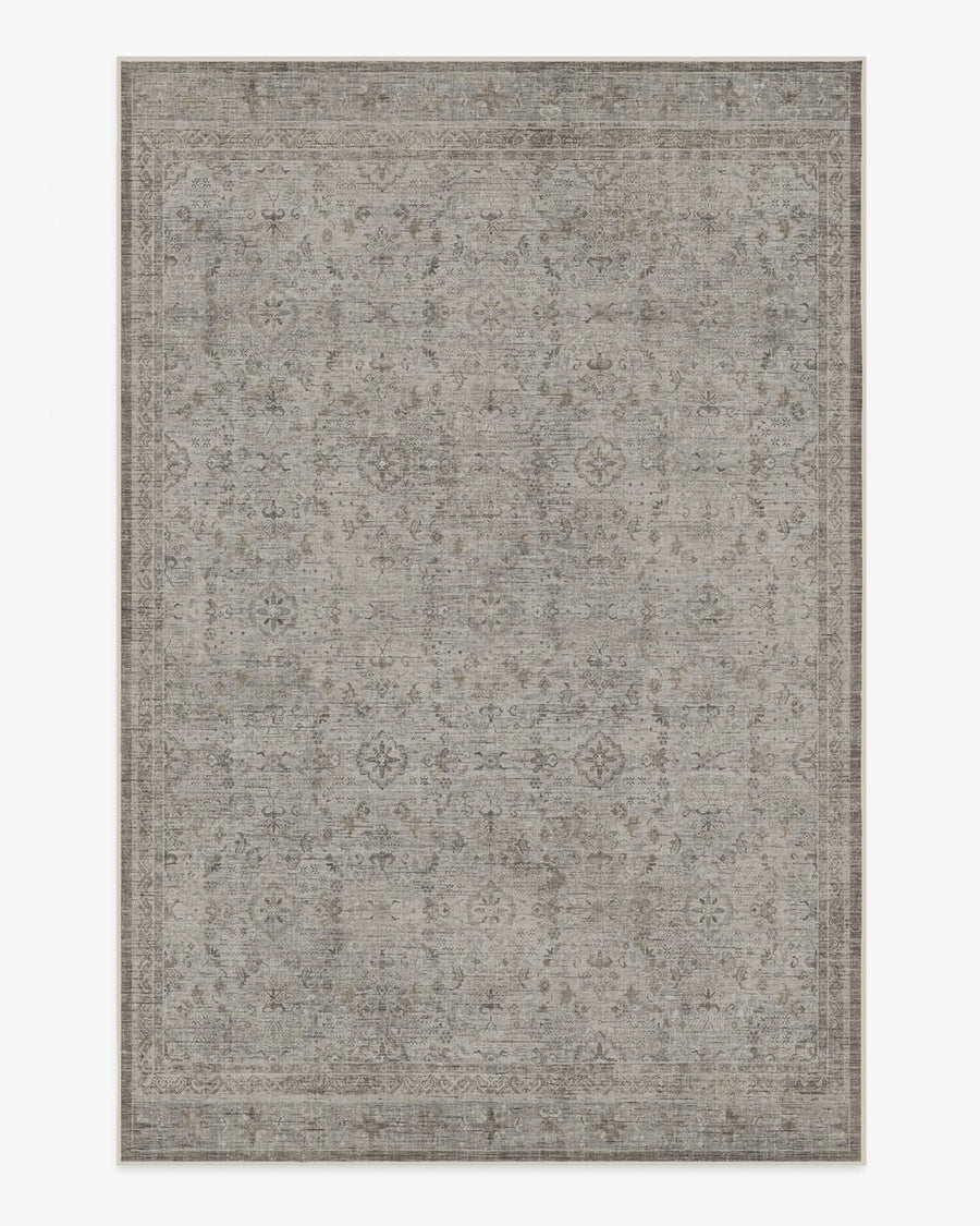 Frances — Halı, Taş Gri, AREA, beyaz zemin, 6x9