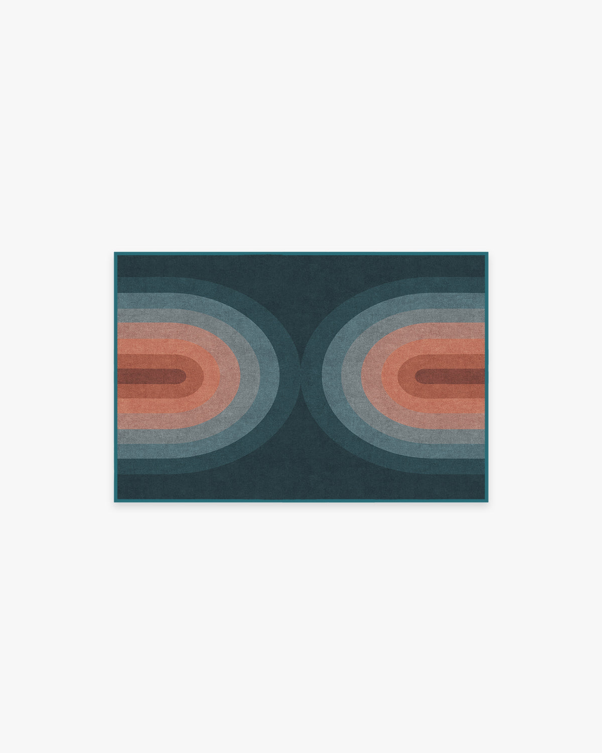 Absida — Halı, Turkuaz, AREA, beyaz zemin, 2x3