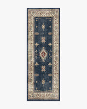 Verena — Halı, Safir, RUNNER, beyaz zemin, 2x7