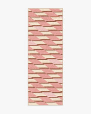 Tess — Halı, Yumuşak Pembe, RUNNER, beyaz zemin, 2x7