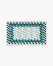 Echo — Halı, Soft Turkuaz, AREA, beyaz zemin, 3x5