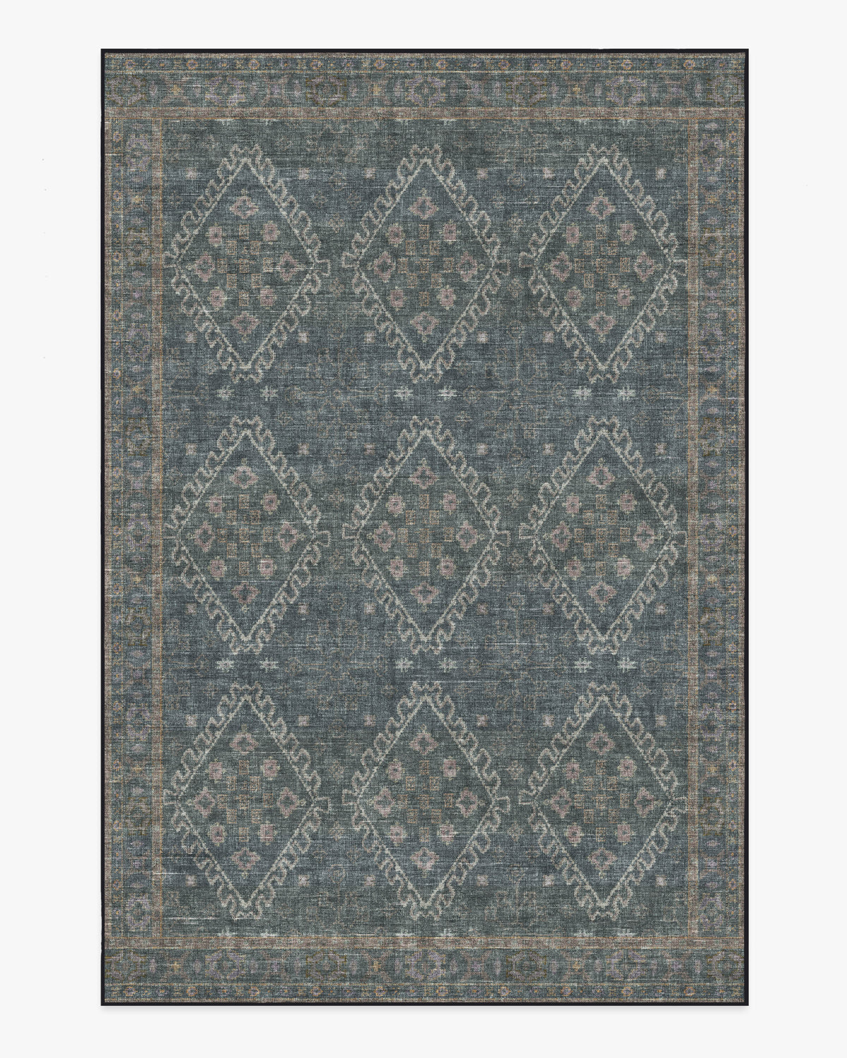 Zosia — Halı, Siyah, AREA, beyaz zemin, 6x9