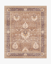 Serafina — Halı, Vizon Erik, AREA, beyaz zemin, 8x10