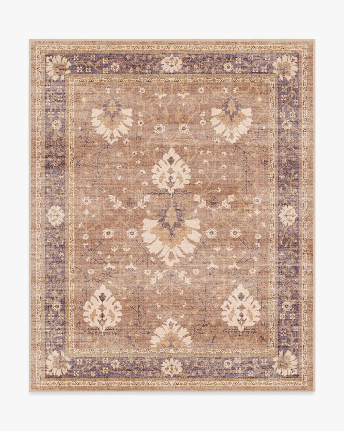 Serafina — Halı, Vizon Erik, AREA, beyaz zemin, 8x10