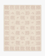 Iona — Halı, Krem ve Vintage Blush, AREA, beyaz zemin, 8x10