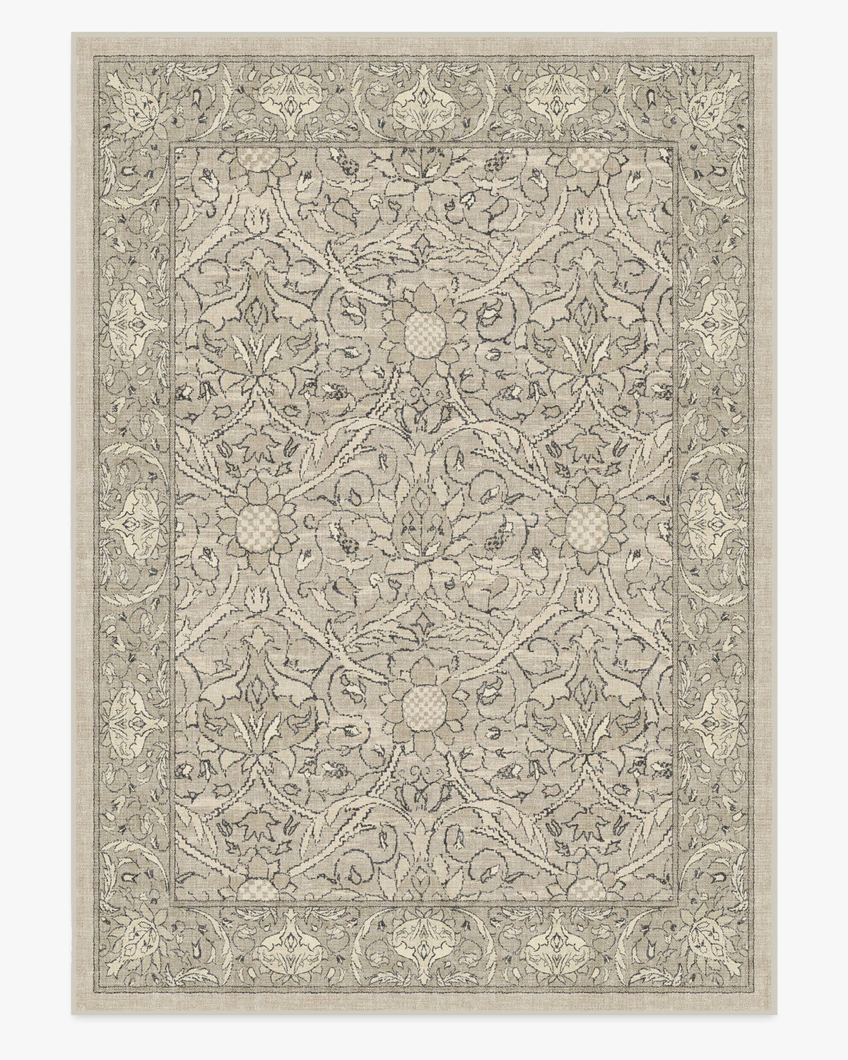 Morris And Co Montreal — Halı, Doğal Taş, AREA, beyaz zemin, 10x14