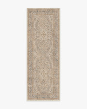 Adeline — Halı, Kahverengi, RUNNER, beyaz zemin, 2x7