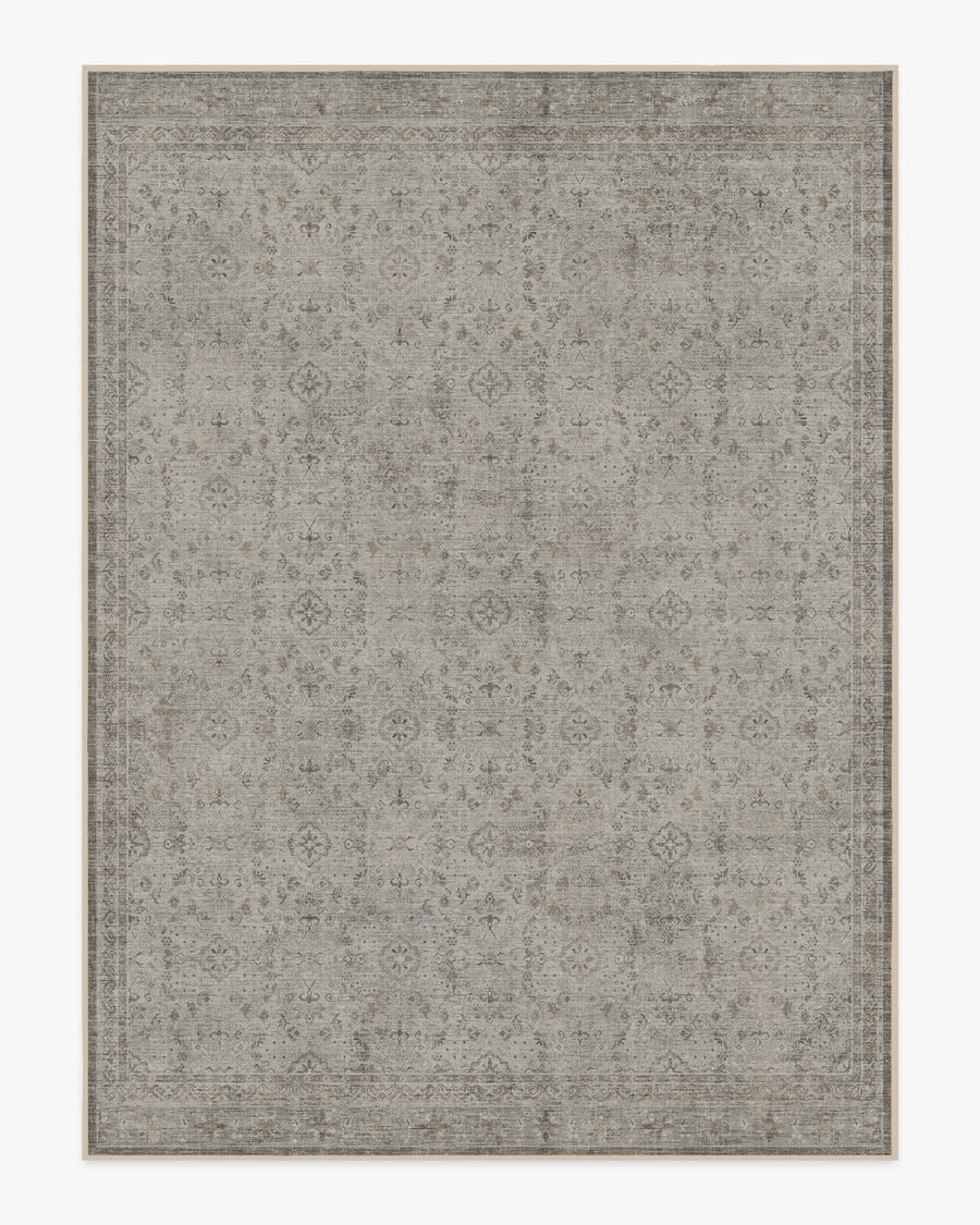 Frances — Halı, Taş Gri, AREA, beyaz zemin, 9x12