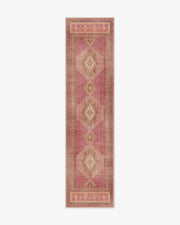 Rayne — Halı, Pembe Turuncu, RUNNER, beyaz zemin, 2x10