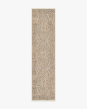 Adeline — Halı, Kahverengi, RUNNER, beyaz zemin, 2x10