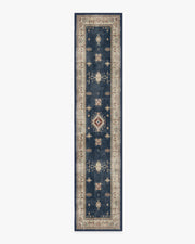 Verena — Halı, Safir, RUNNER, beyaz zemin, 2x12