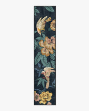 Bamboo Bird — Halı, Çivit, RUNNER, beyaz zemin, 2x12