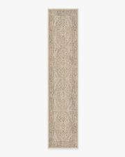 Adeline — Halı, Kahverengi, RUNNER, beyaz zemin, 2x12