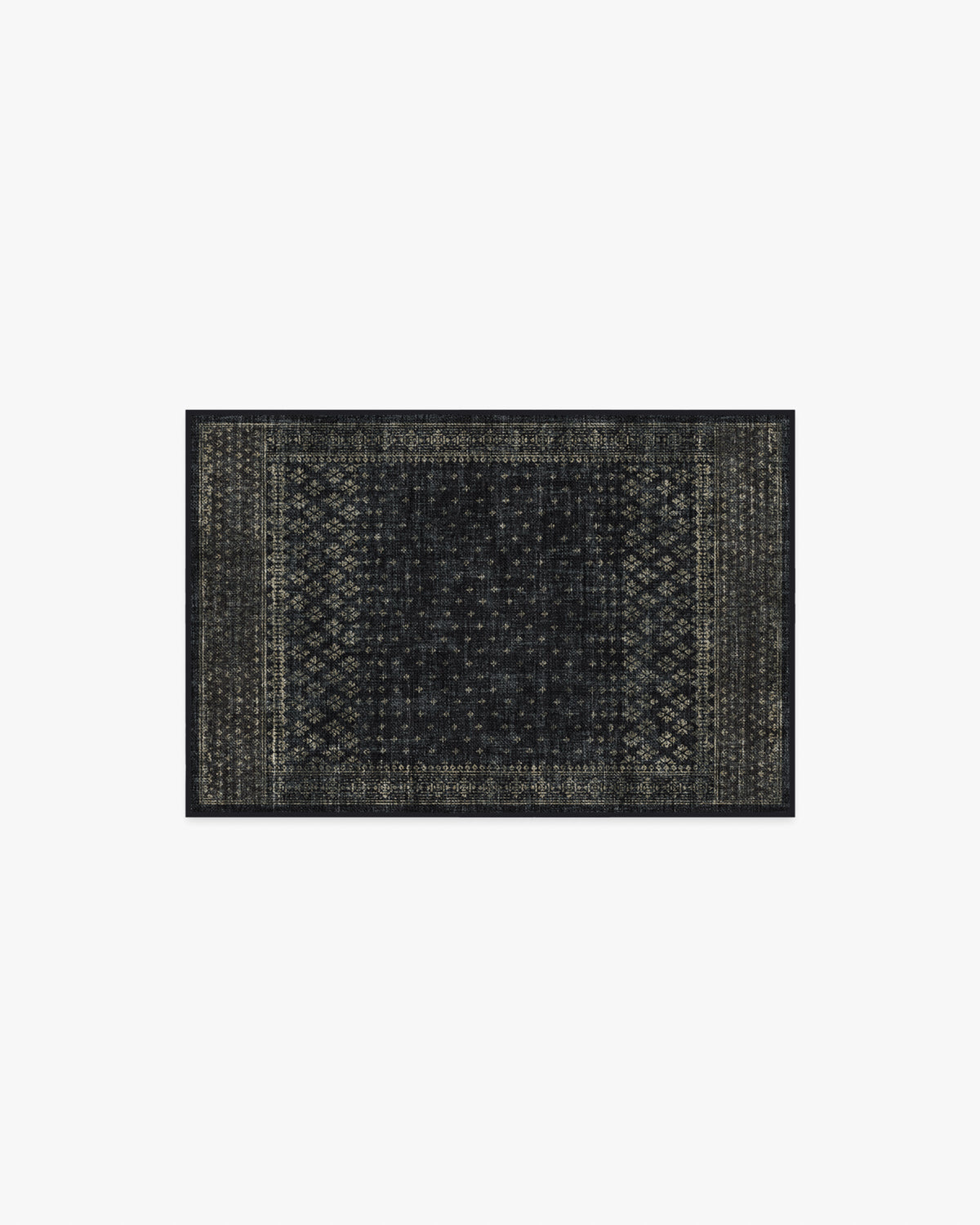 Fernanda — Halı, Siyah, AREA, beyaz zemin, 2x3