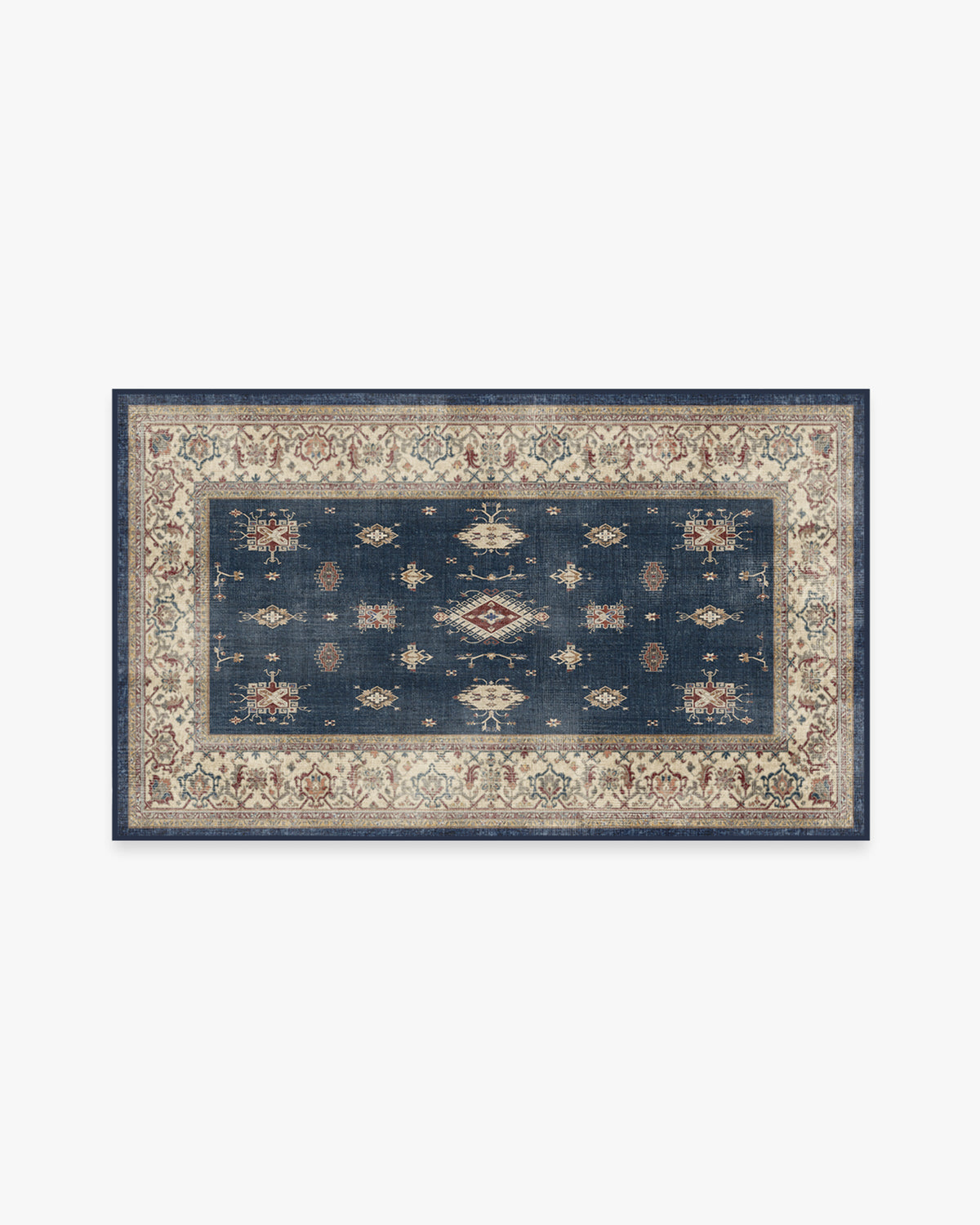 Verena — Halı, Safir, AREA, beyaz zemin, 3x5