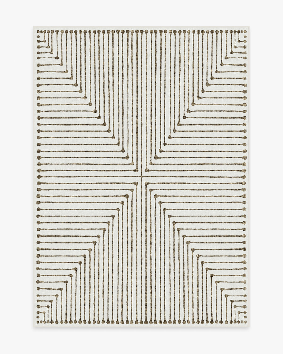 Inkdrop — Halı, Deve Tüyü Fildişi, AREA, beyaz zemin, 5x7