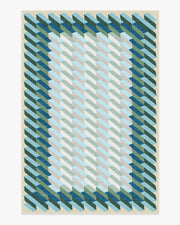 Echo — Halı, Soft Turkuaz, AREA, beyaz zemin, 6x9