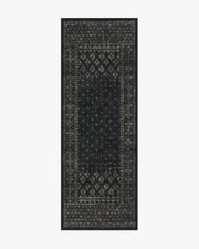 Fernanda — Halı, Siyah, RUNNER, beyaz zemin, 2x7