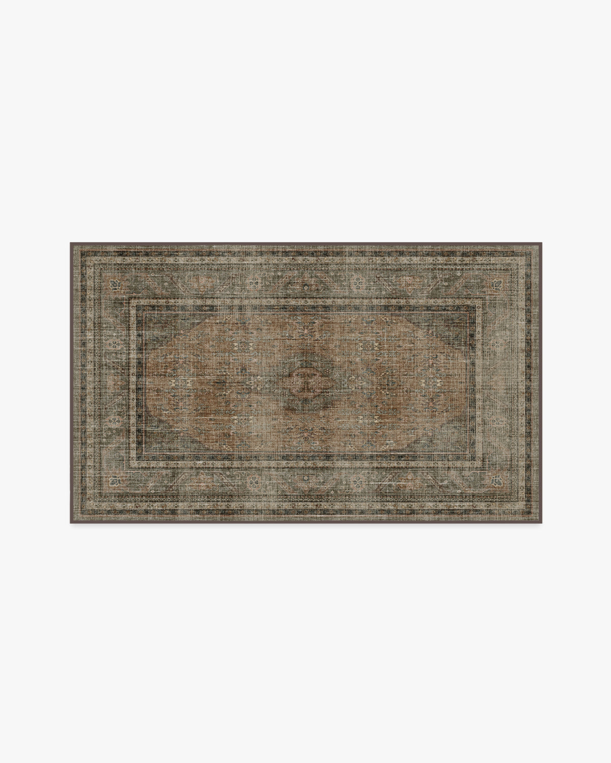 Rowan — Halı, Taş Soft Kil, AREA, beyaz zemin, 3x5
